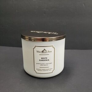 White Barn White Gardenia Scented‎ Candle 3 Wick Natural Essential Oils